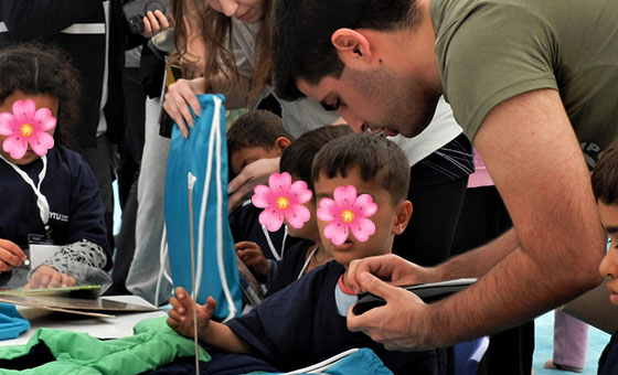 Masdaf, Hataylı Depremzede Çocukların Yüzünü Güldürdü